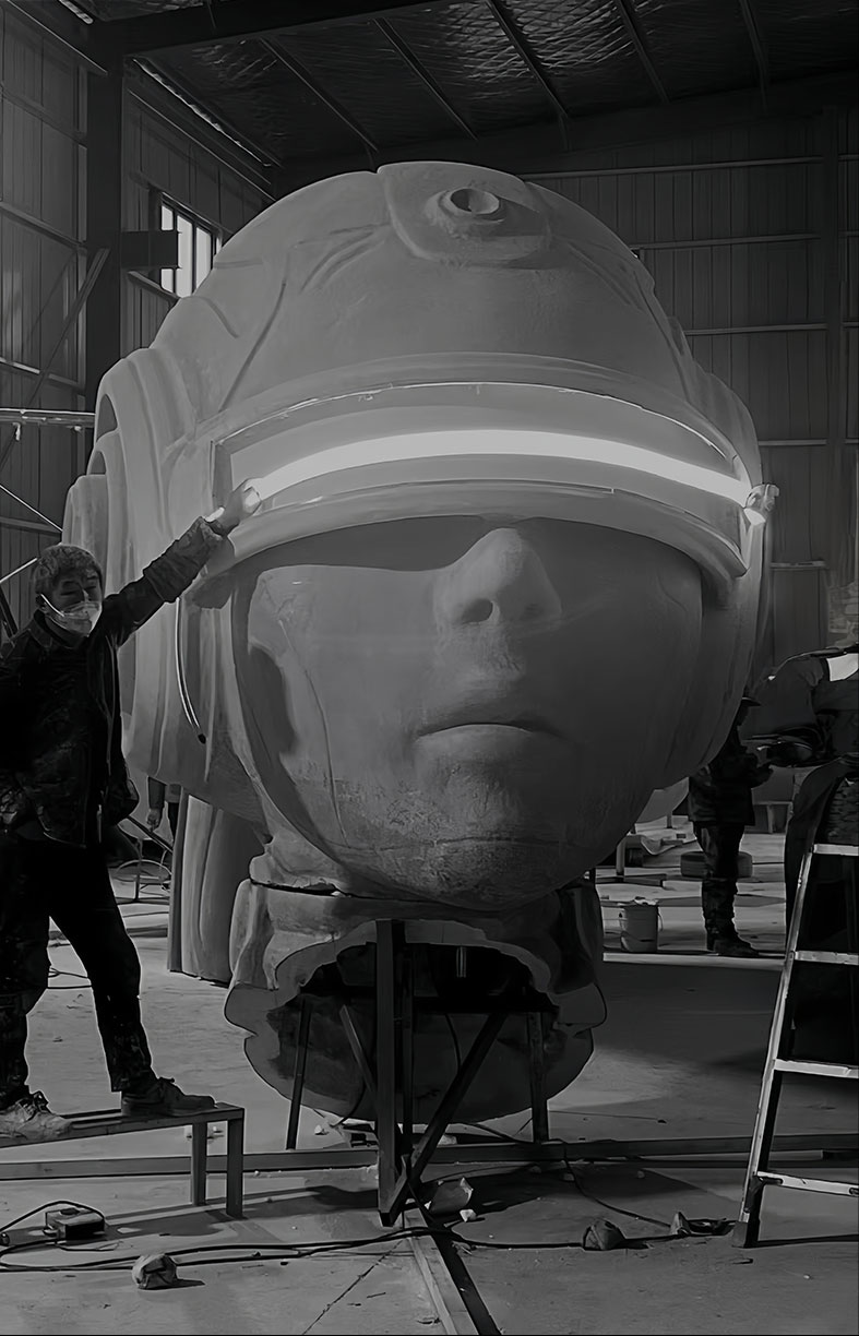 Skilled Artisans Handcrafting Custom Sculpture and Prop Fabrication