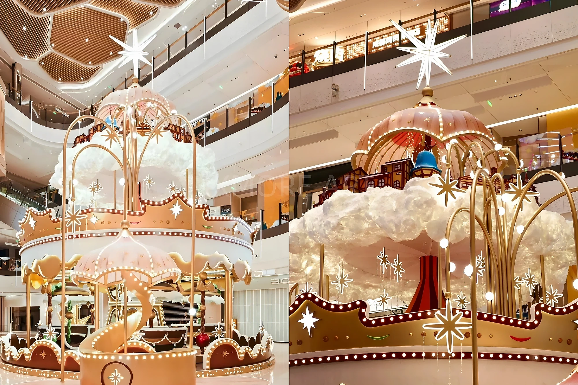 Custom Commercial Christmas Decorations for The Ring Shopping Mall - Feature 10