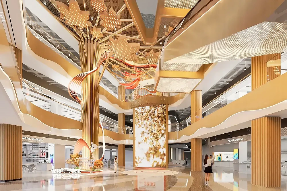 Custom Kinetic Art Installation for JD Mall