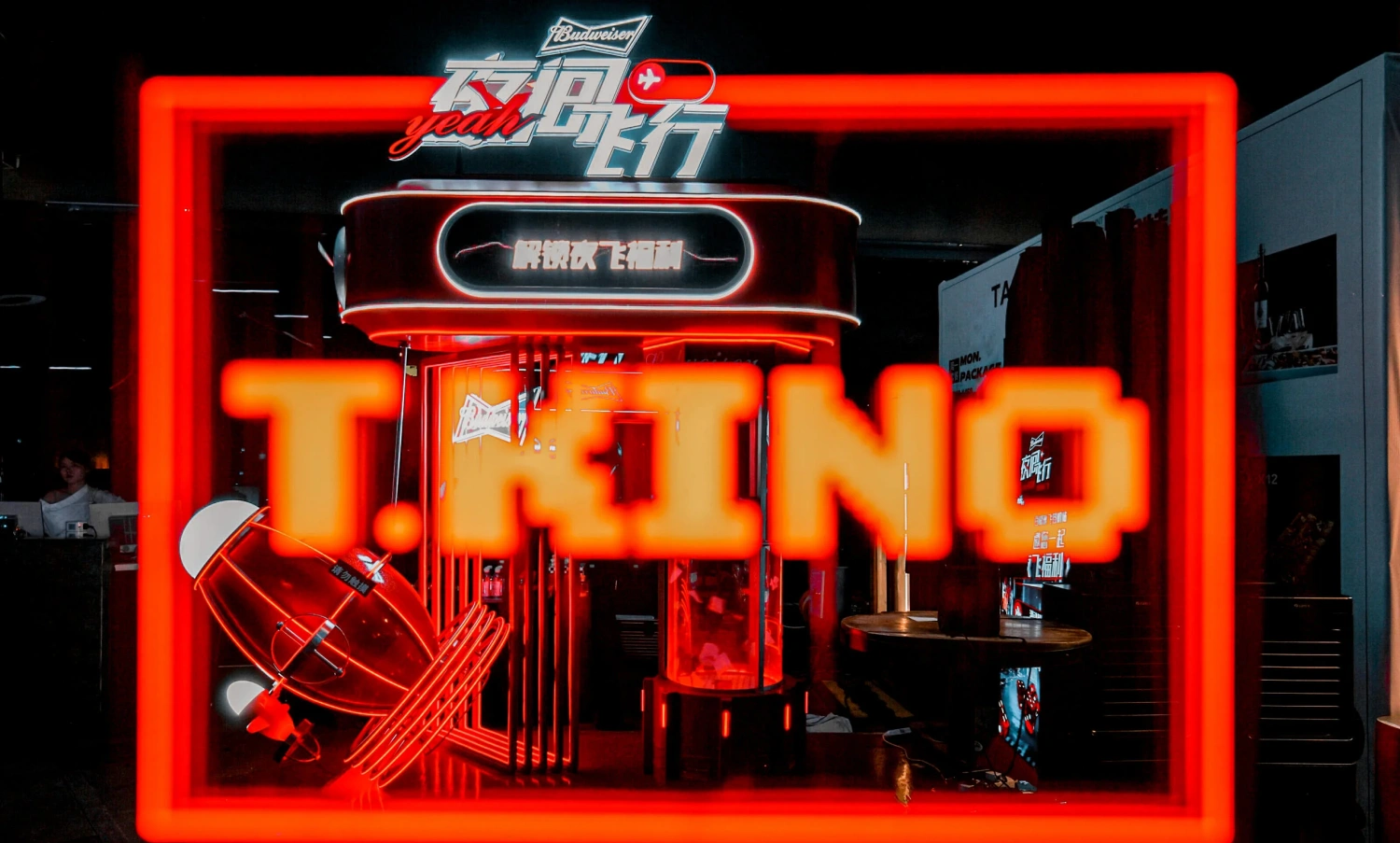 Custom fabricated pop-up event decor props and art installation for Budweiser brand activation(7)