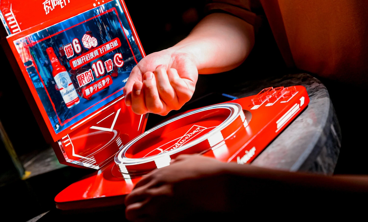 Custom fabricated pop-up event decor props and art installation for Budweiser brand activation(9)