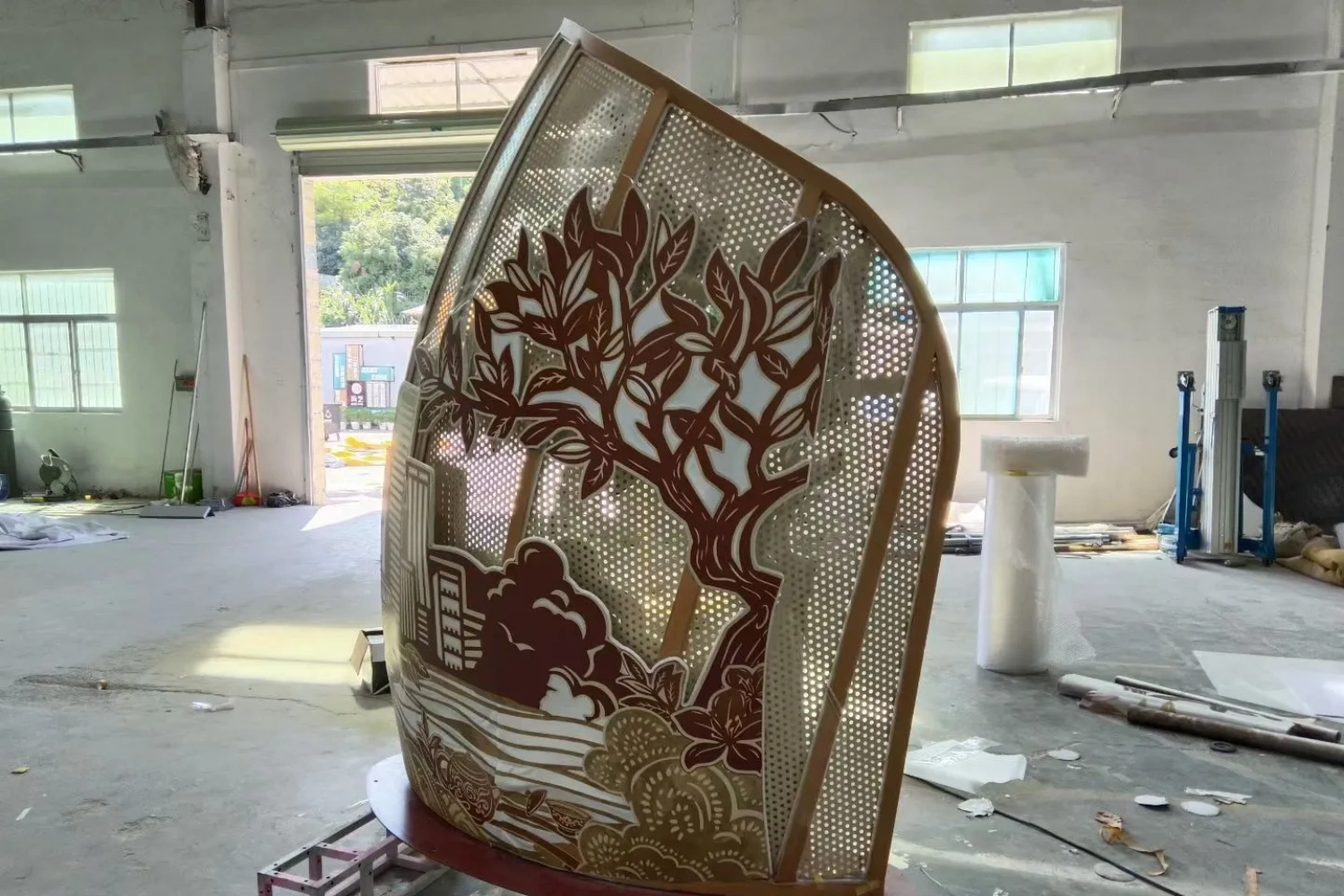 Custom fabricated anniversary event props and art installation for CHAGEE Hong Kong by props factory-5