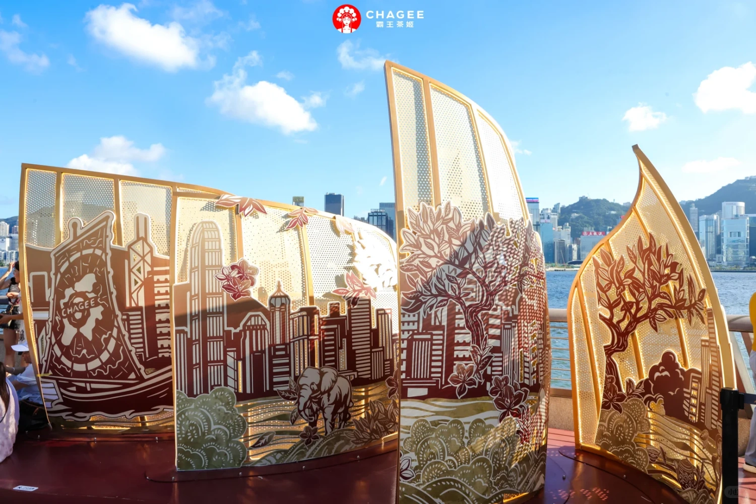 Custom fabricated anniversary event props and art installation for CHAGEE Hong Kong by props factory-9