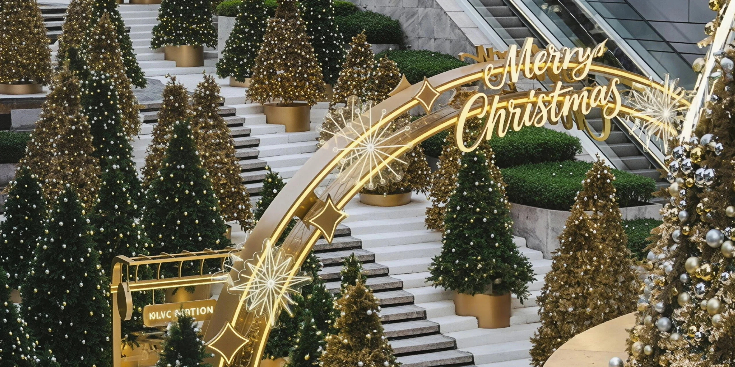 Custom Christmas Mall Decor