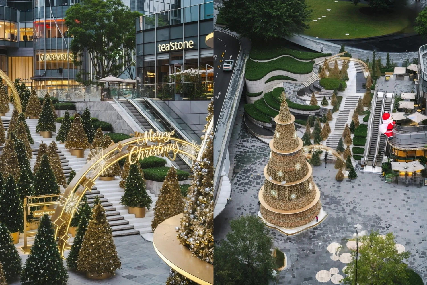 Custom Christmas Mall Decor