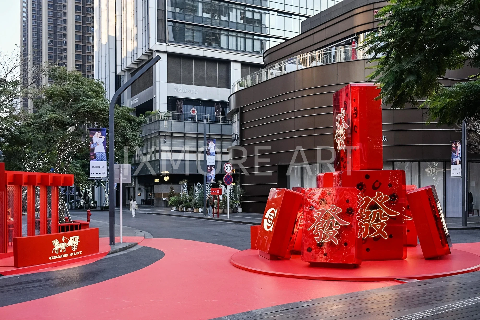 COACH x CLOT pop-up store custom facade installation – immersive experience prop manufacturing by art factory(1)