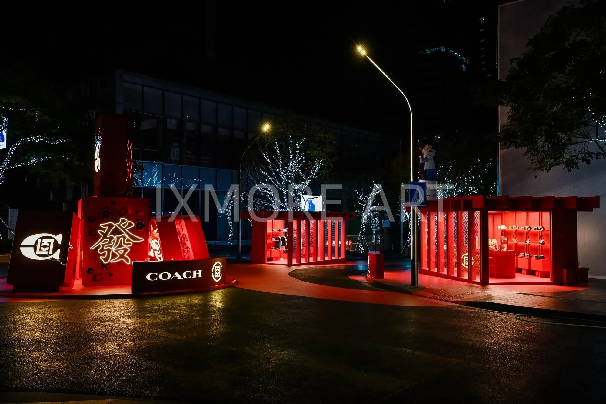 COACH x CLOT pop-up store custom facade installation – immersive experience prop manufacturing by art factory(12)