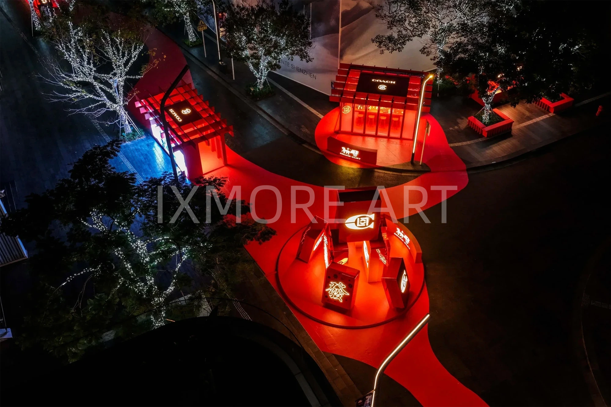COACH x CLOT pop-up store custom facade installation – immersive experience prop manufacturing by art factory(14)