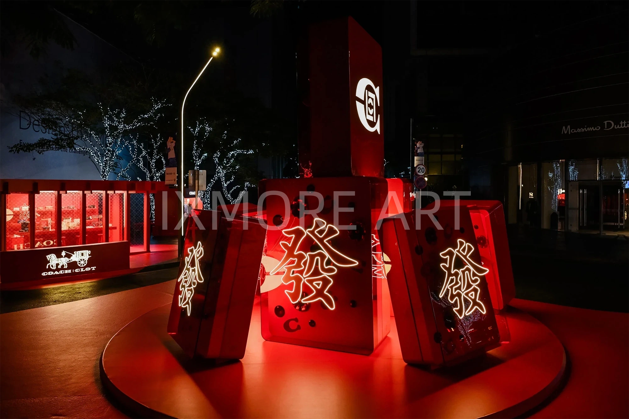 COACH x CLOT pop-up store custom facade installation – immersive experience prop manufacturing by art factory(6)