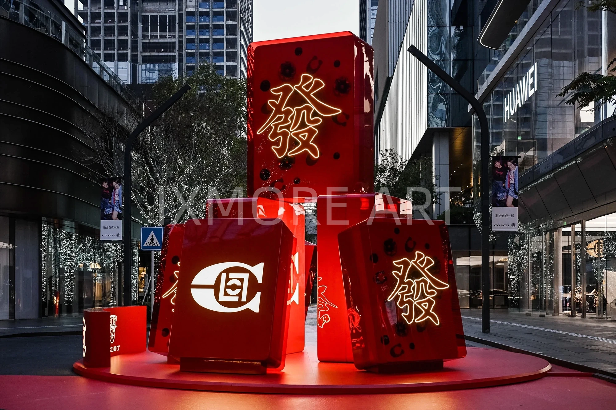 COACH x CLOT pop-up store custom facade installation – immersive experience prop manufacturing by art factory(8)