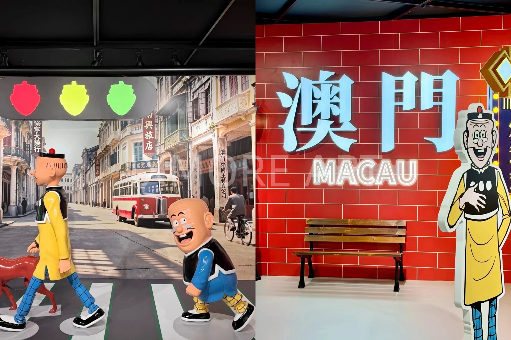 Custom art installation props for Macau mall anime IP exhibition - large exhibit props & art installations