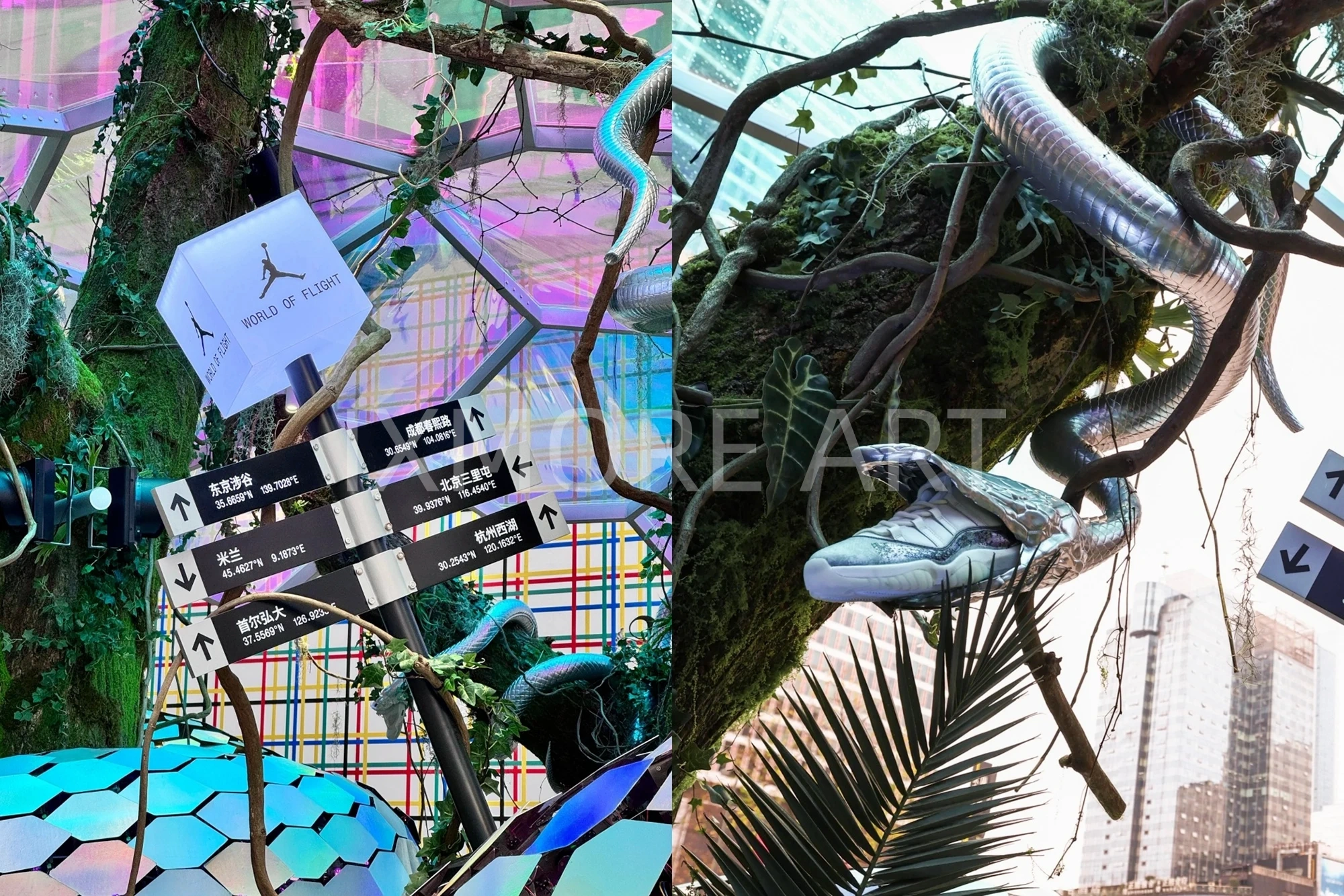 Silver-Python-Invasion-Kinetic-Bionic-Art-Installation-Custom-Activity-Device-for-Mall-Atrium-Fabrication(11)