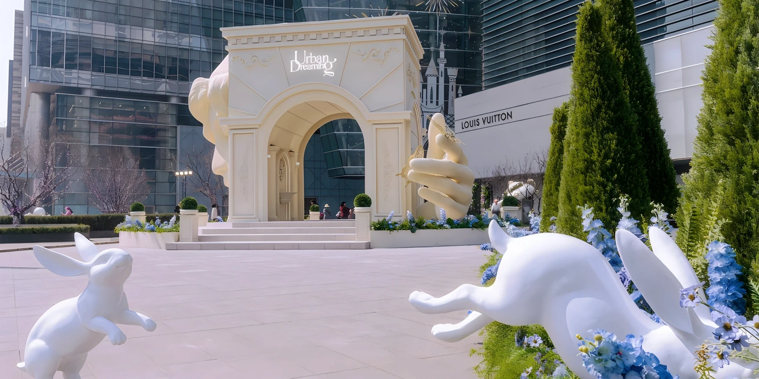 Custom Immersive Mall Public Art Installation