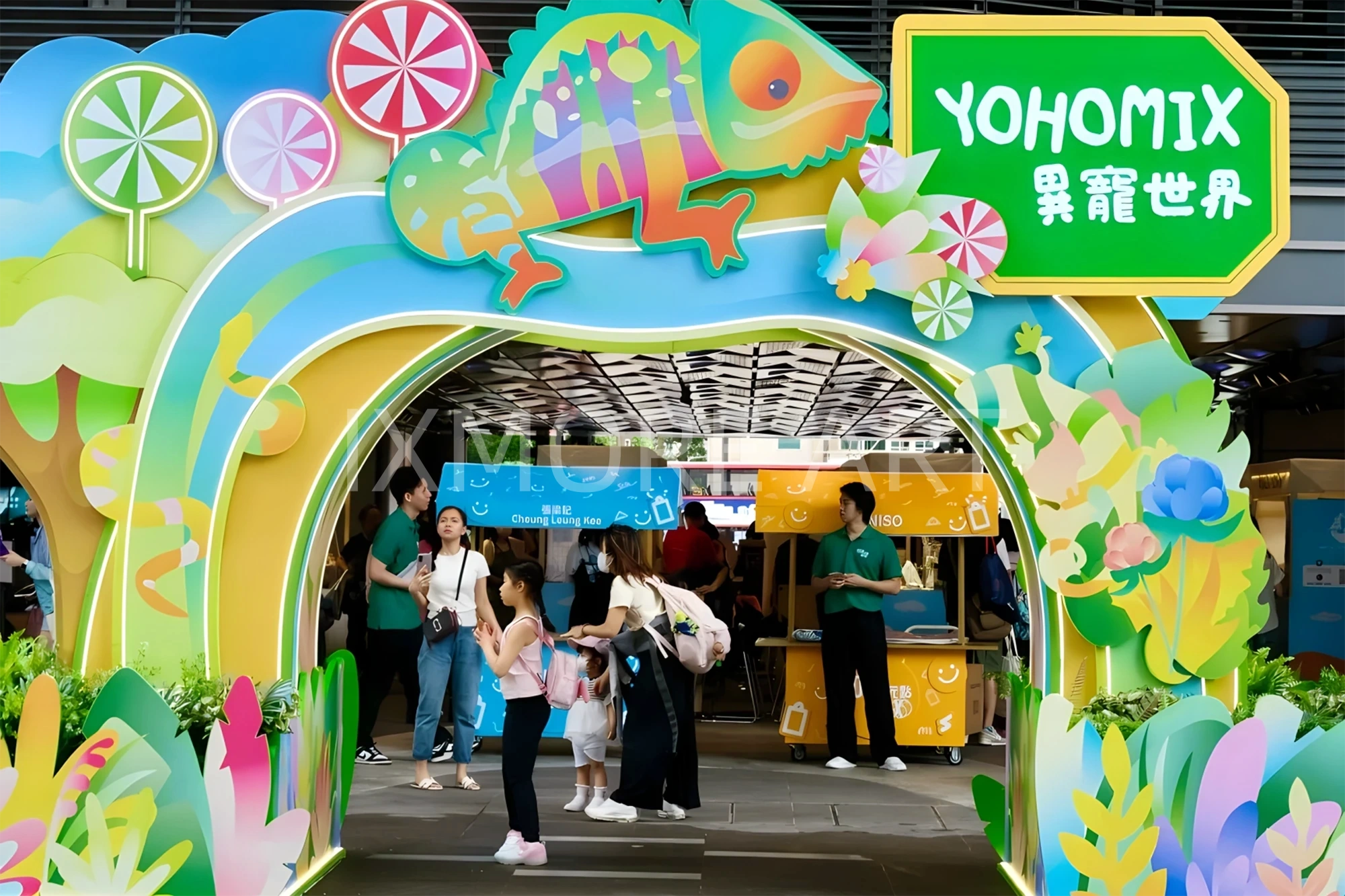 Custom pop up event prop factory in Hong Kong Yuen Long, immersive marketing installation for brand activation(7)
