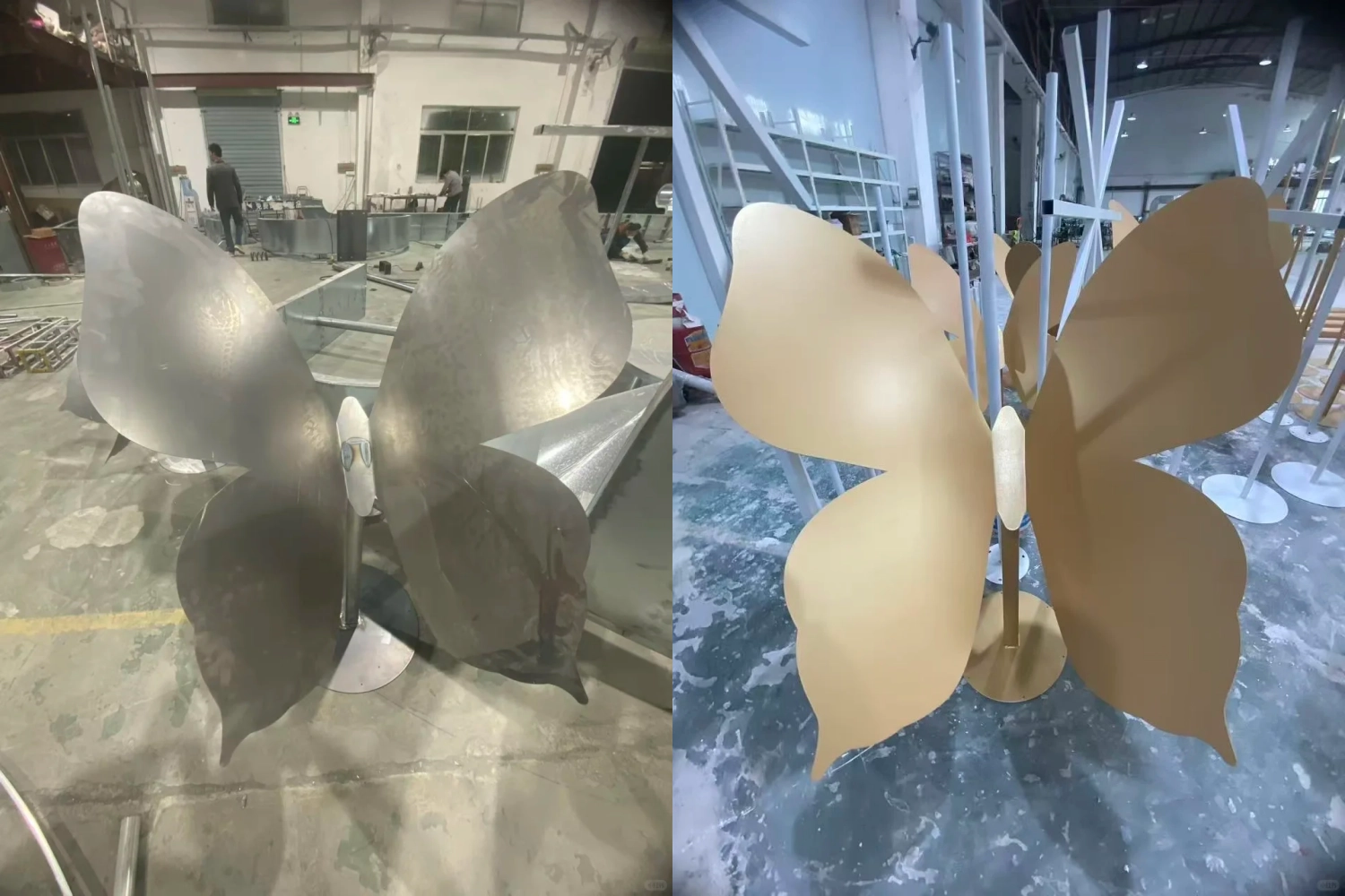 Factory pre-fabrication and on-site build process of custom Christmas props for Haiya Binfen City turnkey project(9)