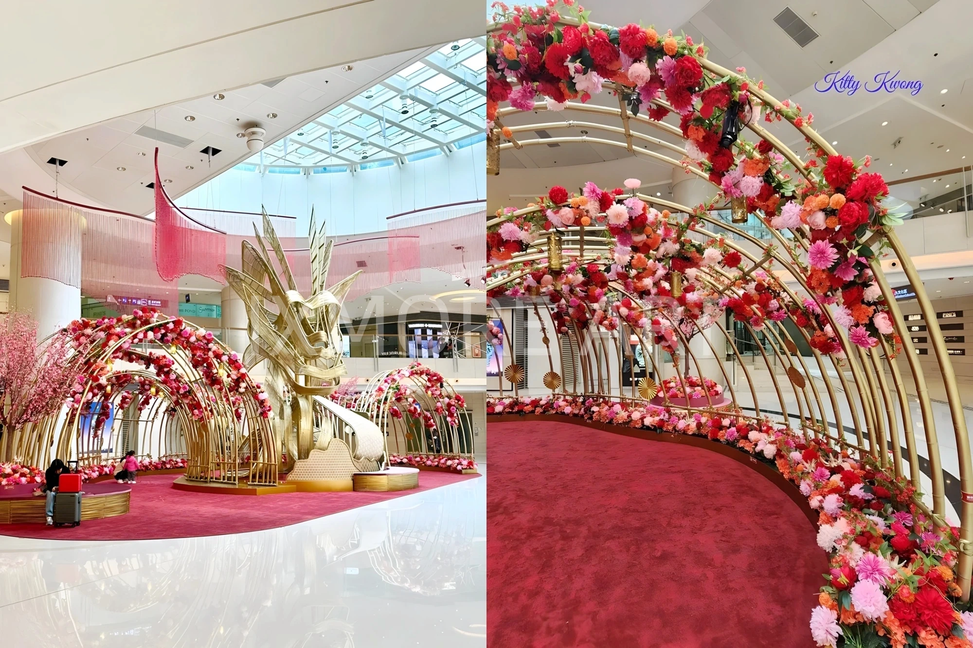 Large-scale handwoven public art installation custom – shopping mall giant woven sculpture factory view(10)