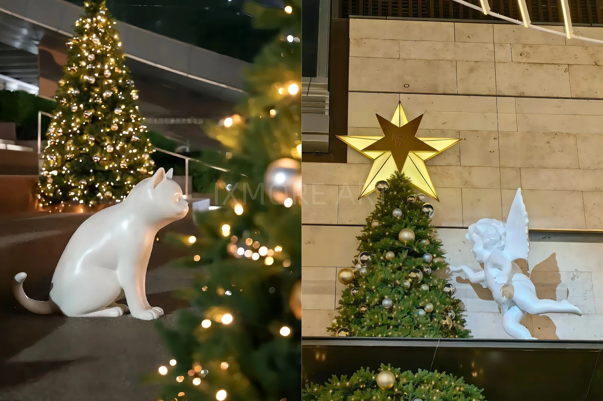 Christmas immersive character props of Shenzhen Bay Mall, exclusive custom Christmas decoration props from art factory, finished commercial Christmas display sculptures(5)