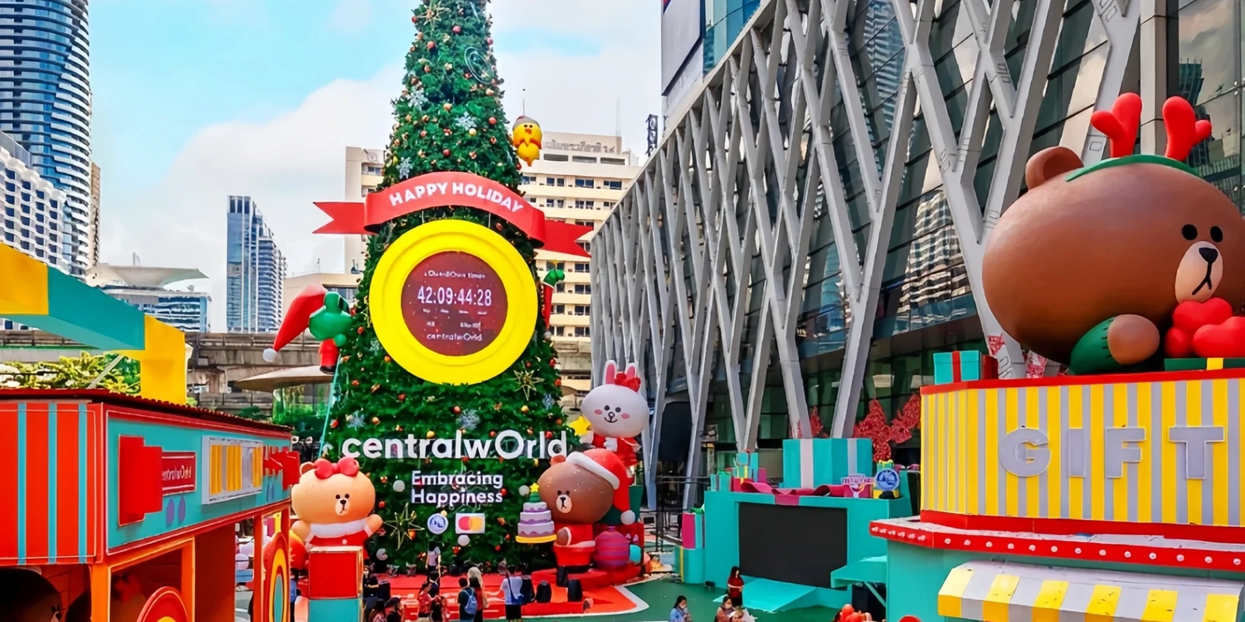 Custom LINE FRIENDS Christmas Props