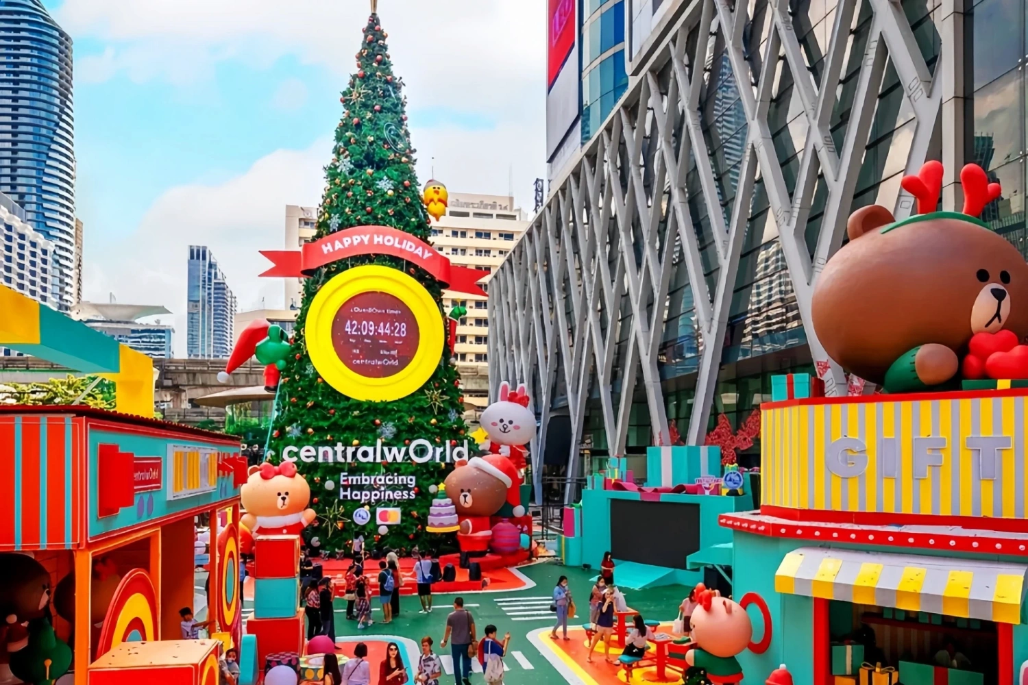 Custom LINE FRIENDS Christmas Props