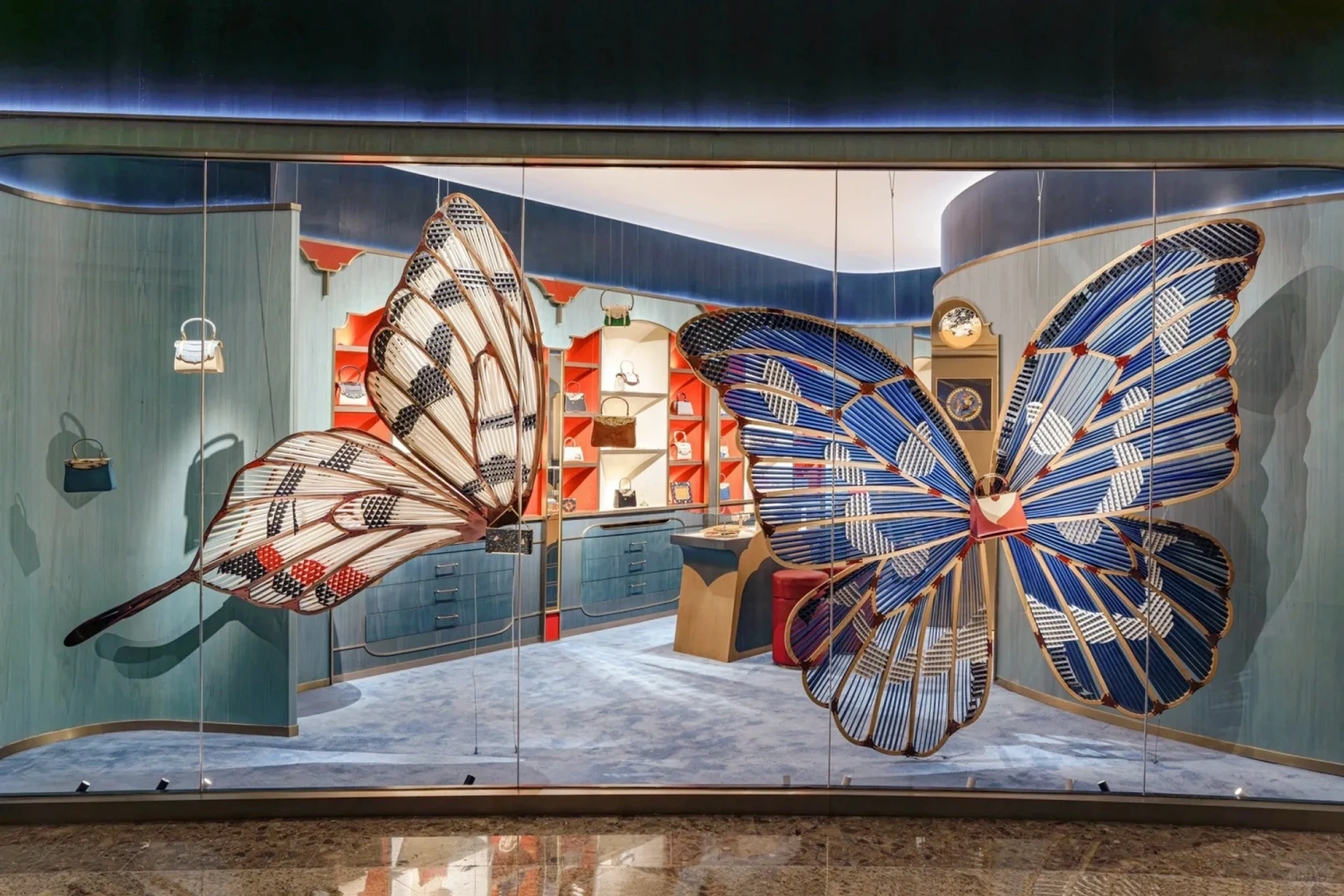 Luxury Store Window Prop Fabrication
