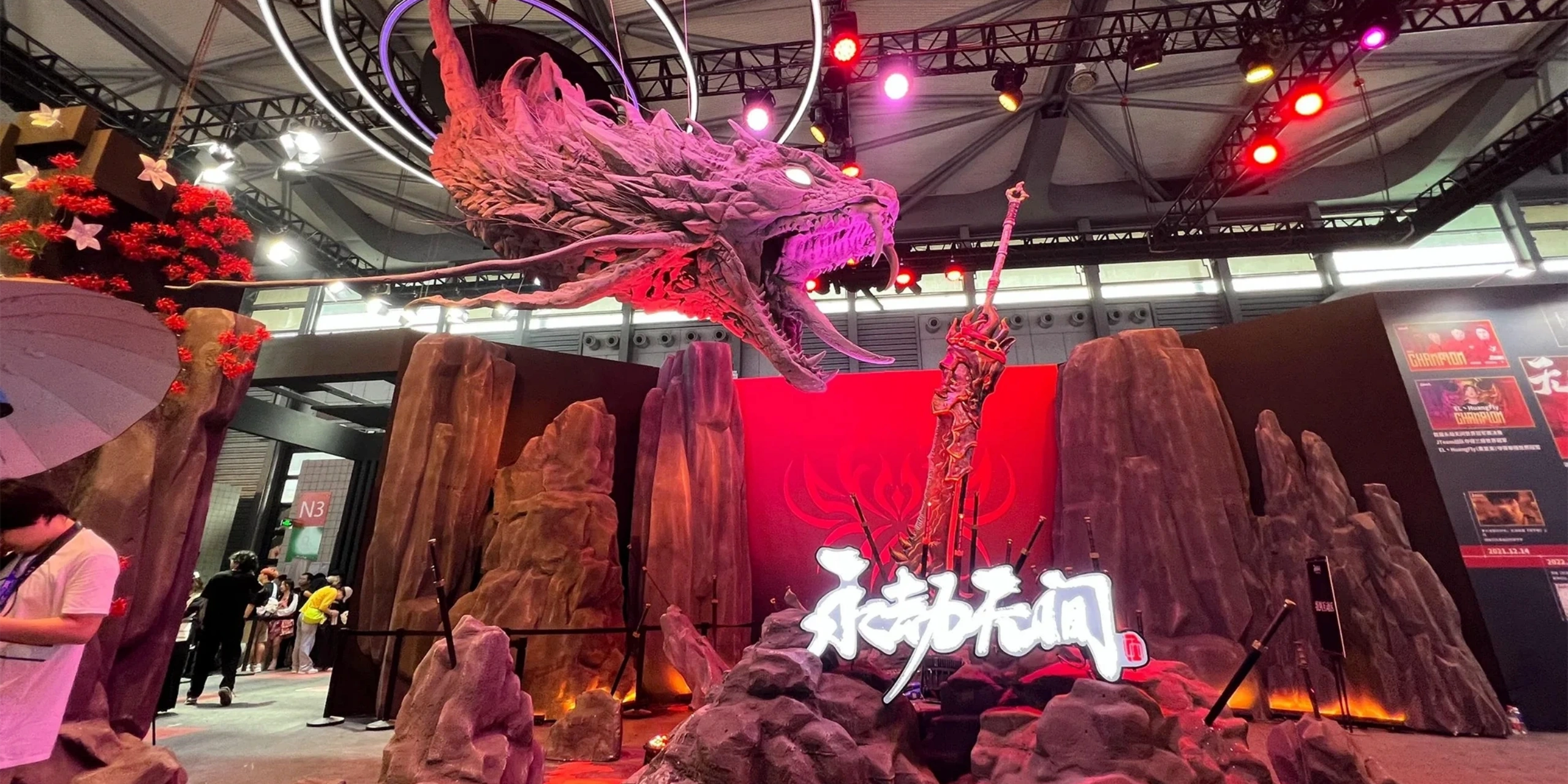 Large-Scale Hanging Anime Sculpture Custom