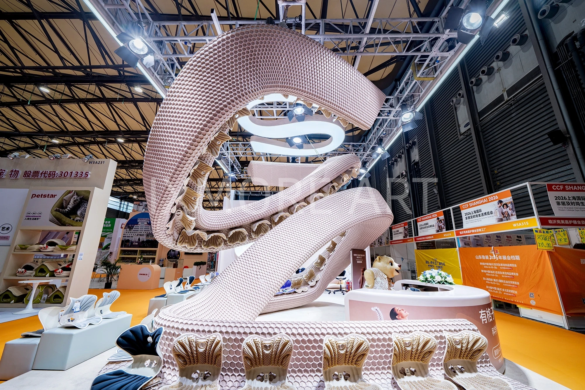 Sifeiqi exhibition popup custom art installation panorama for shopping mall display props factory(1)