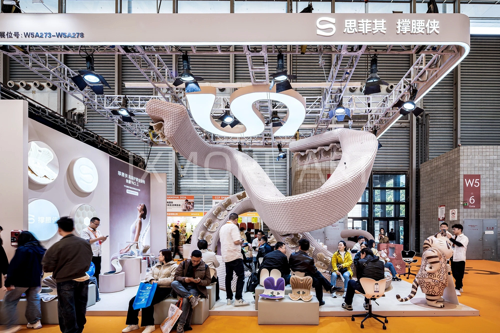 Sifeiqi exhibition popup custom art installation panorama for shopping mall display props factory(12)