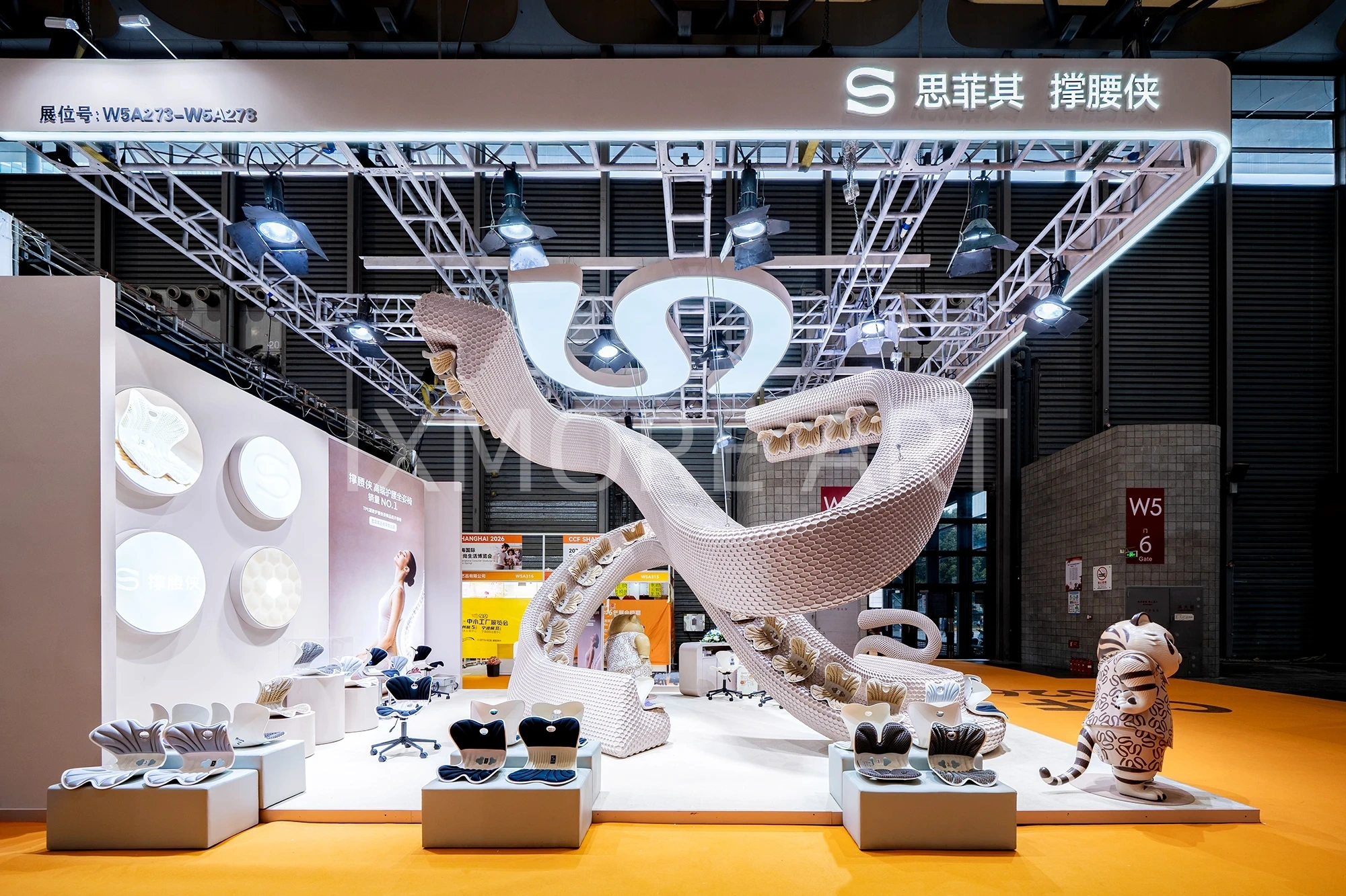 Sifeiqi exhibition popup custom art installation panorama for shopping mall display props factory(2)