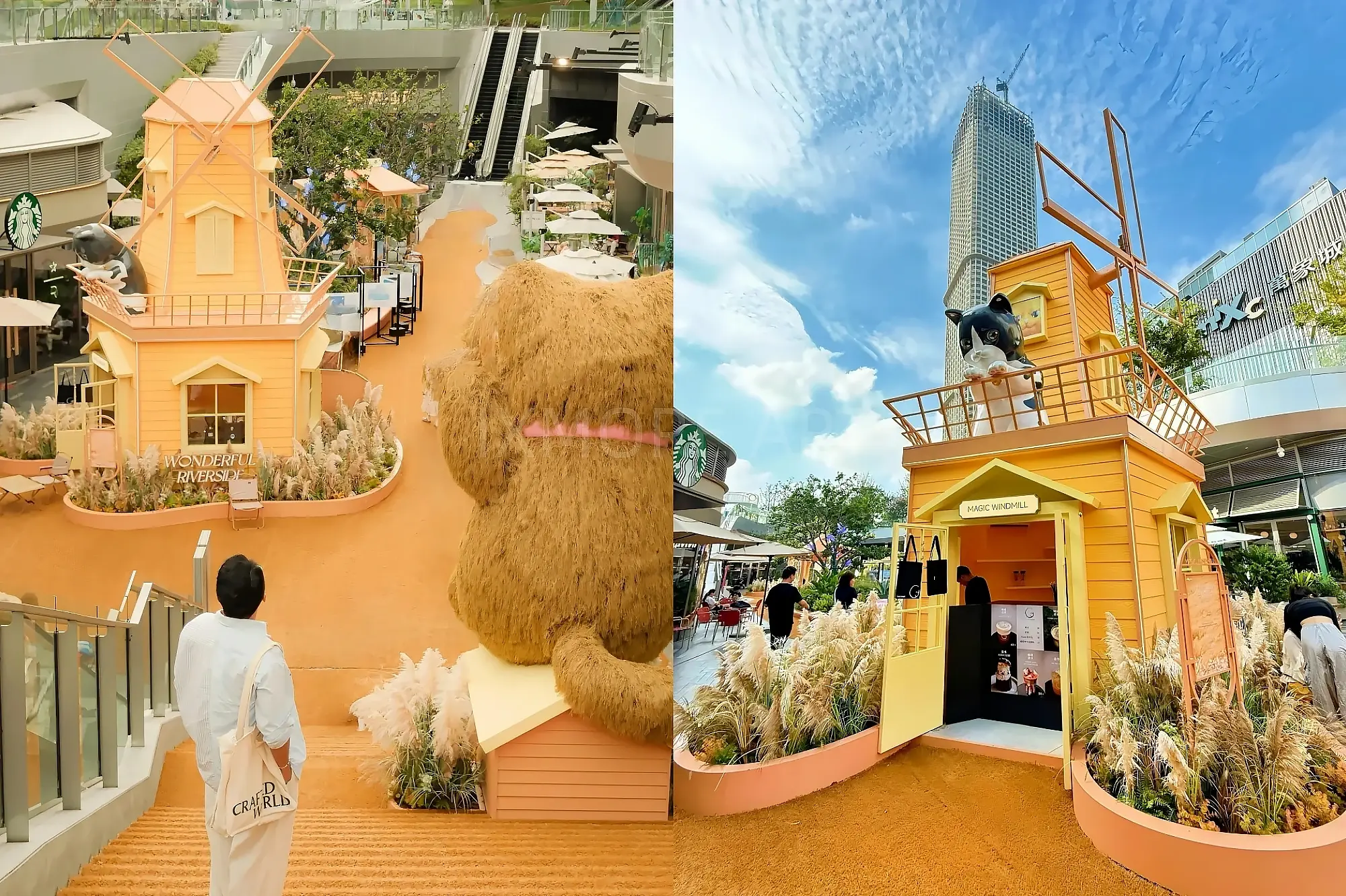 Wuchang Commercial Center Giant Sculpture Art Installation Custom Fabrication — Immersive Commercial Scene Overview(3)