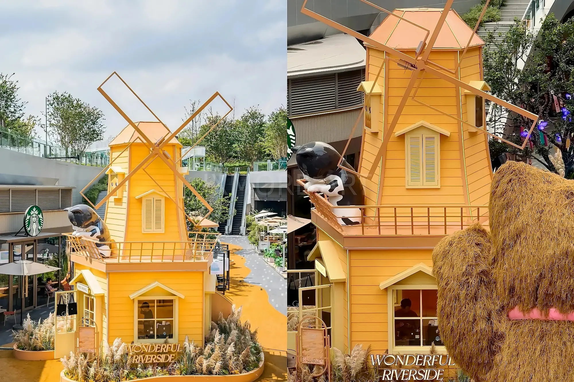 Wuchang Commercial Center Giant Sculpture Art Installation Custom Fabrication — Immersive Commercial Scene Overview(5)