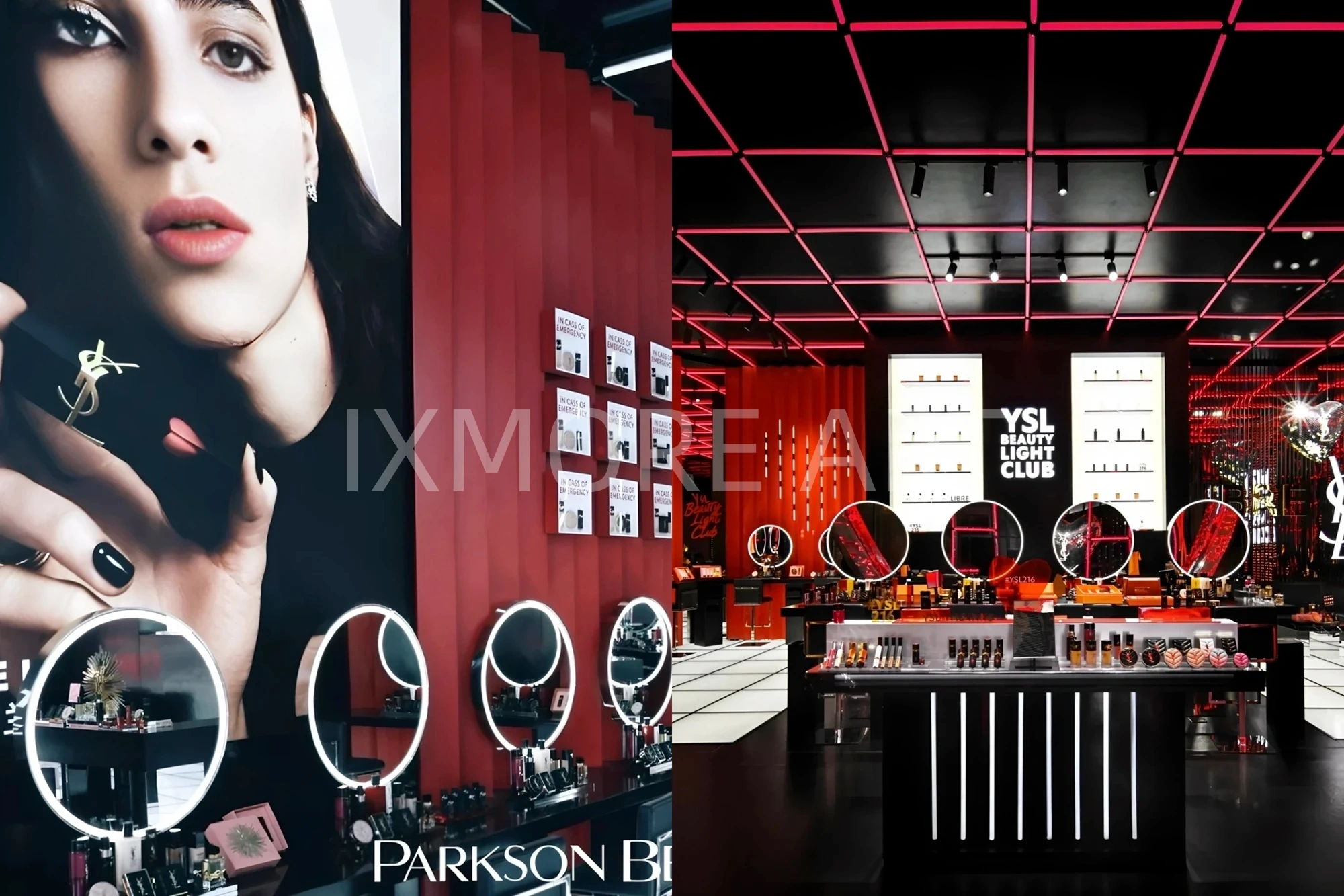 YSL brand event large-scale art installation custom – immersive marketing display prop factory production panoramic view（12）