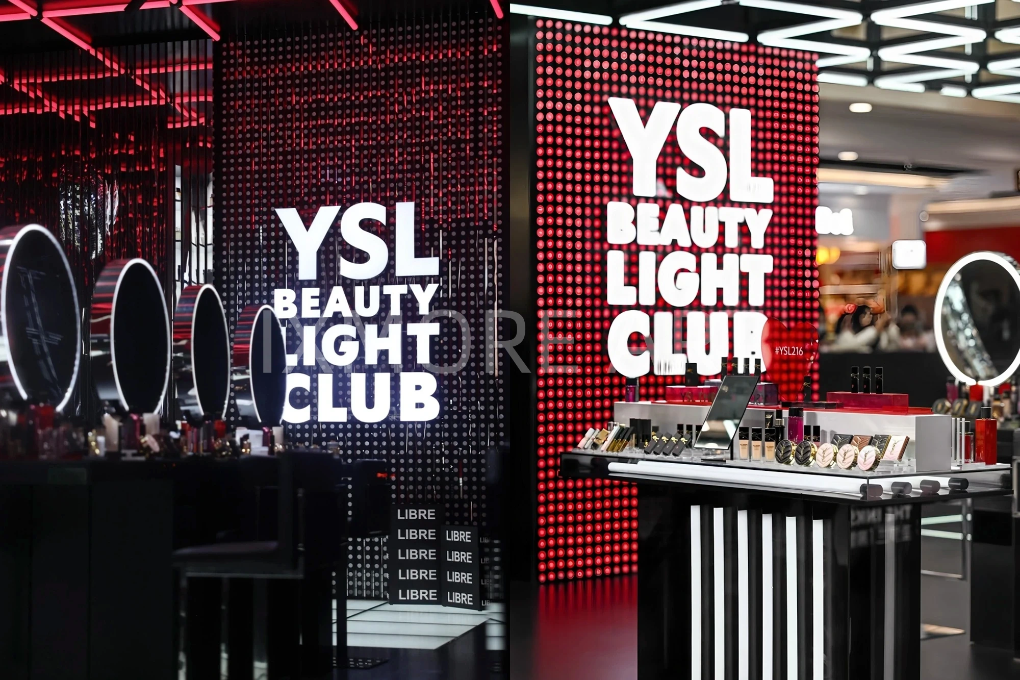 YSL brand event large-scale art installation custom – immersive marketing display prop factory production panoramic view（4）
